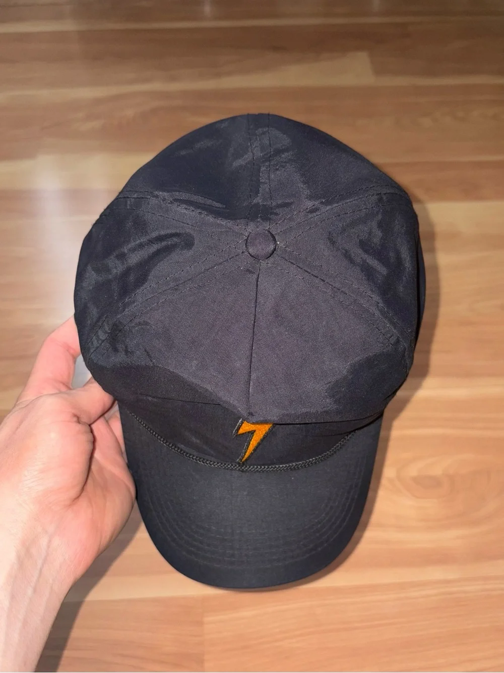 Aviator Nation Black Bolt Vintage Nylon Trucker Hat Streetwear Varsity Gorpcore